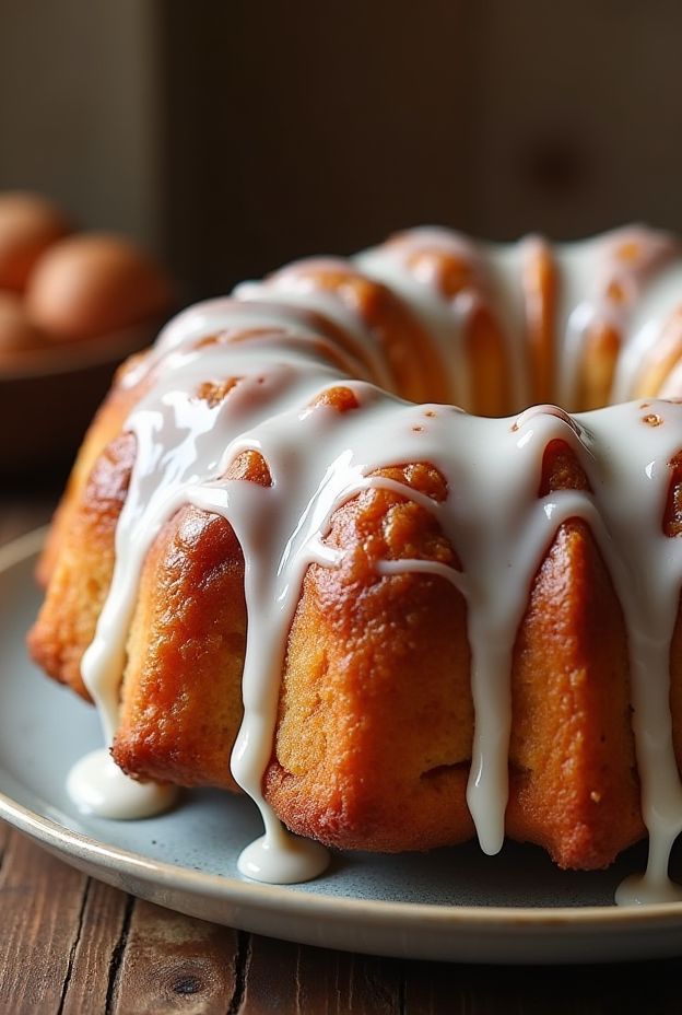 Crockpot Cinnamon Roll Monkey Bread with icing drizzled over, perfect for brunch and sharing.