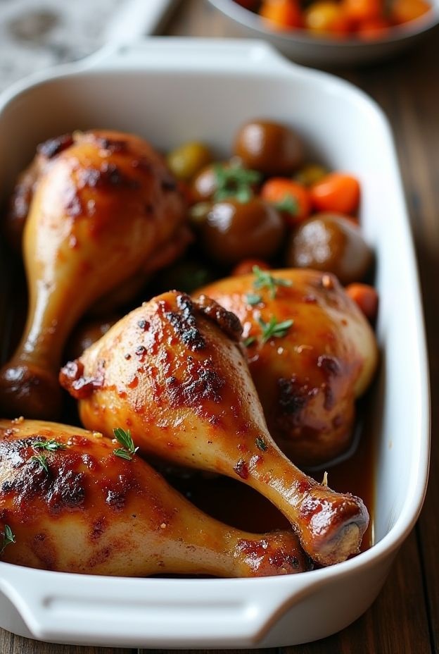 Maple dijon chicken drumsticks